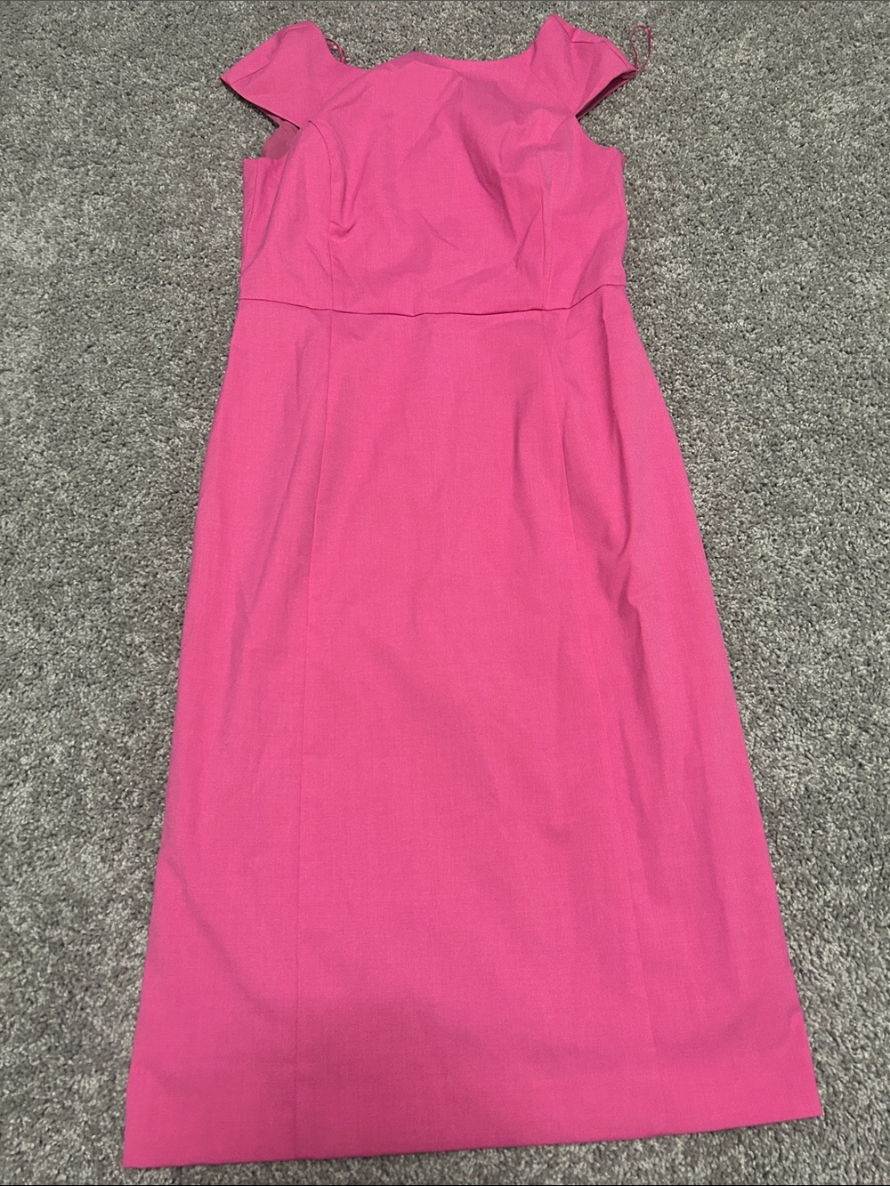 Banana Republic Hot Pink Midi Sheath Dress